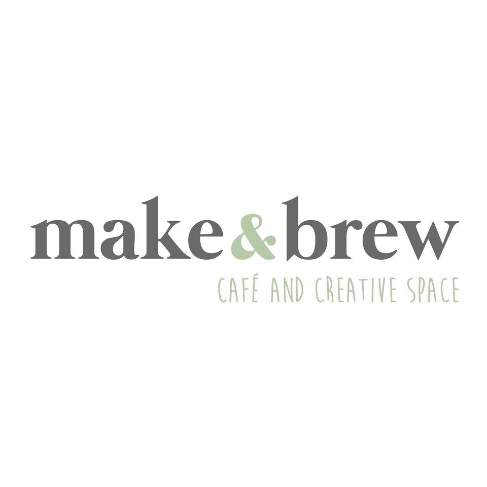 make&brew cafe and coffee logo