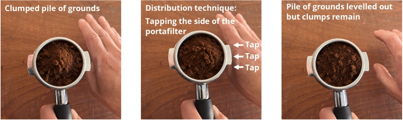 leveling out portafilter example